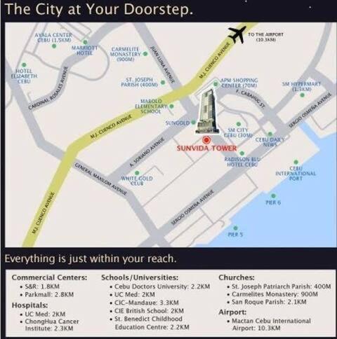 Sunvida Tower Residences Infront Of Sm City Cebu Esterno foto